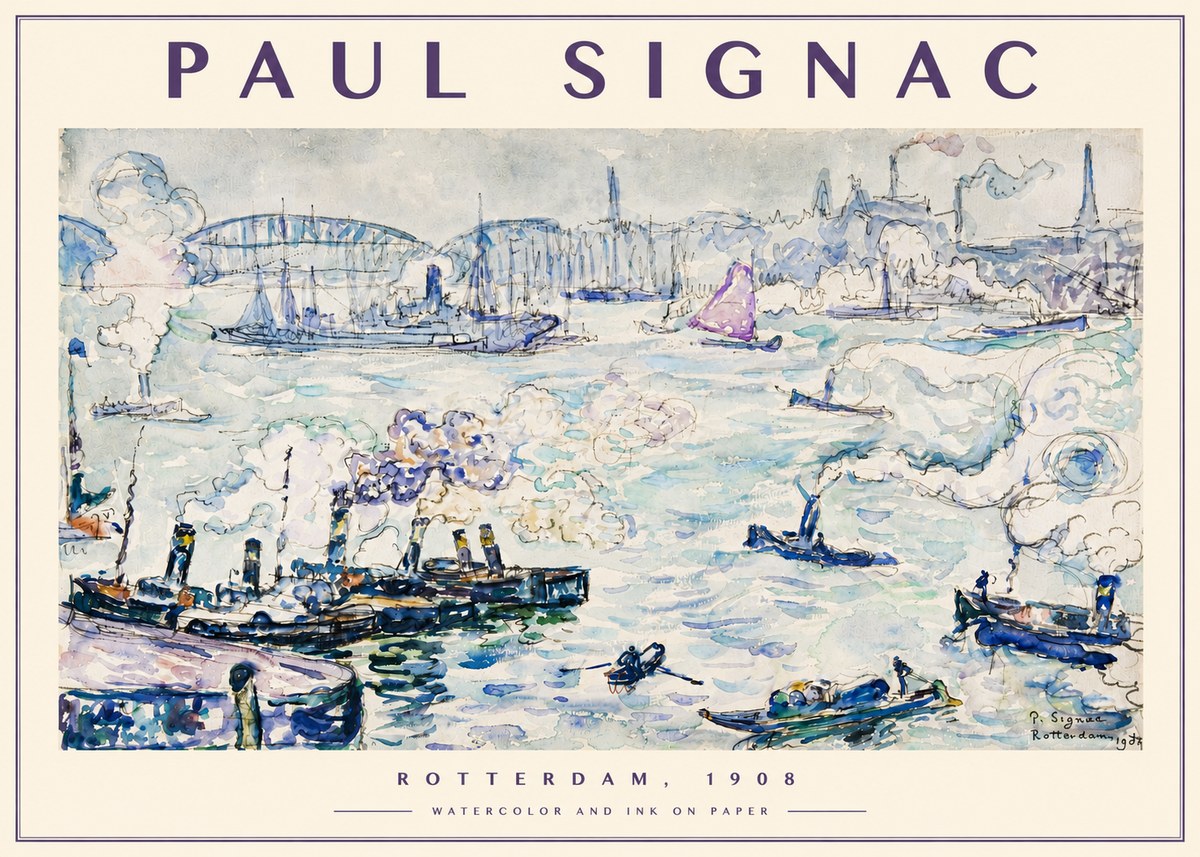 Signac Rotterdam, 1908 No4 - Plakat