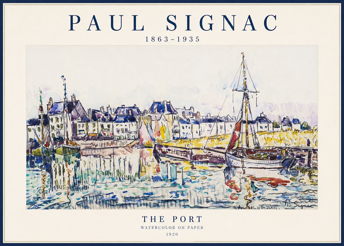 Signac The Port I No2 - Plakat