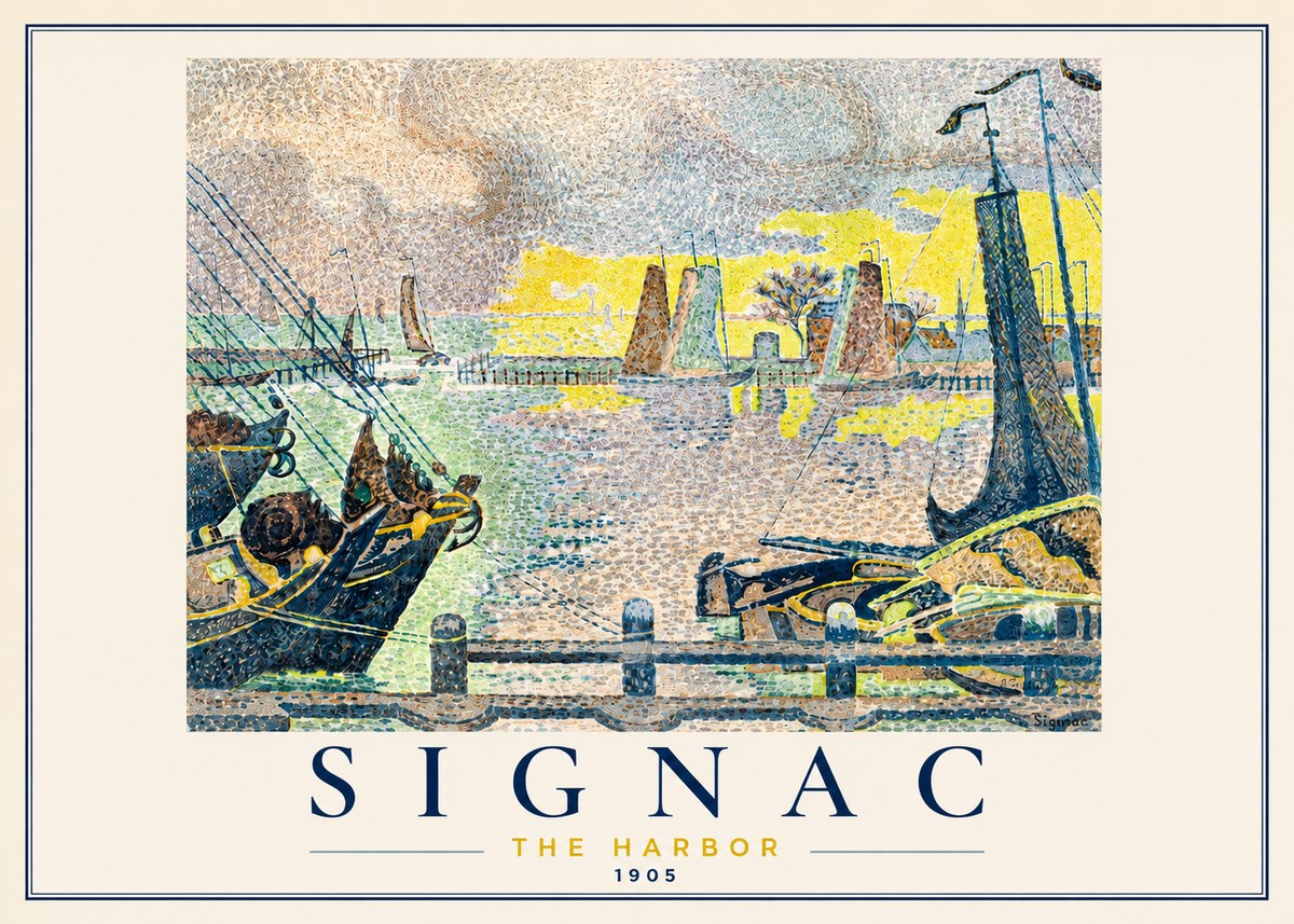 Signac The Harbor III No3 - Plakat