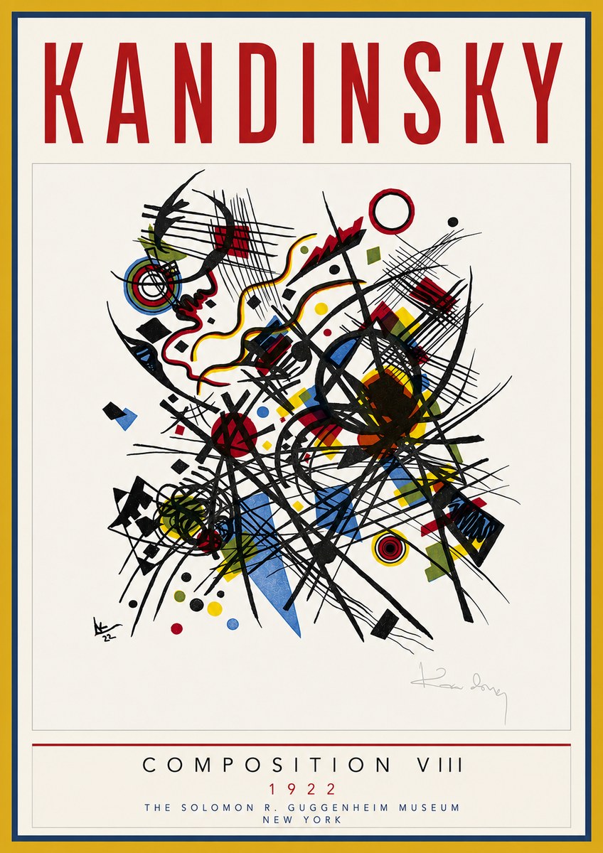 Kandinsky Composition Viii No5 - Plakat