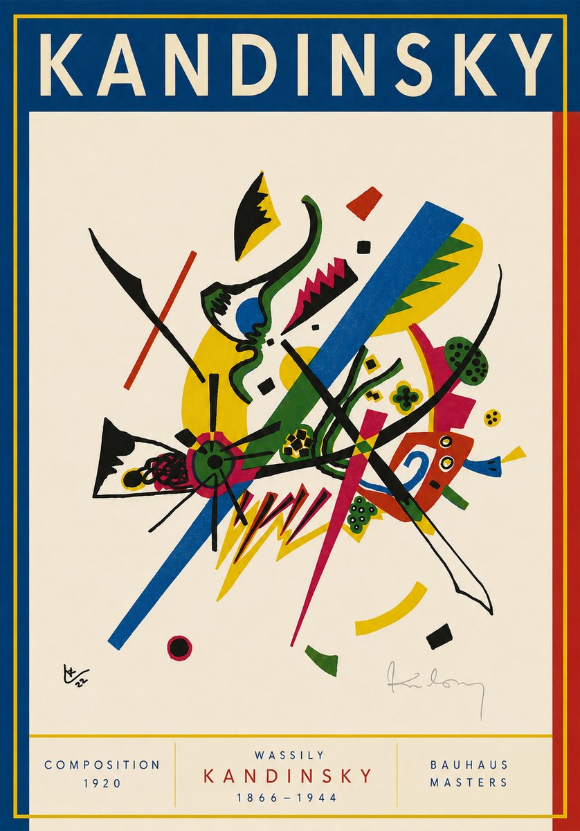 Kandinsky Composition, 1920 No3 - Plakat