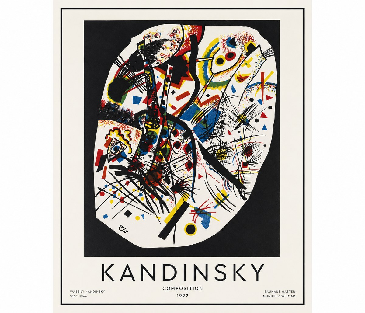 Kandinsky Composition 1922 No1 - Plakat