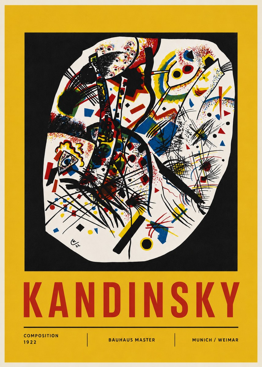 Kandinsky Composition 1922 No4 - Plakat