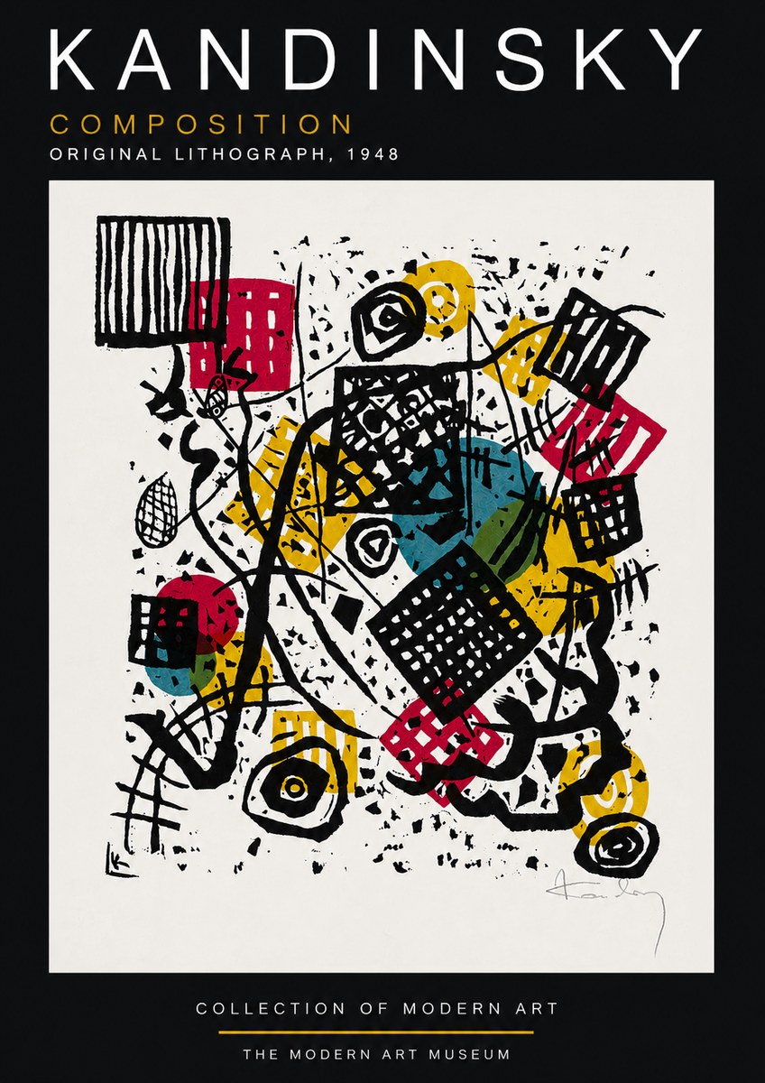 Kandinsky Composition IV No3 - Plakat
