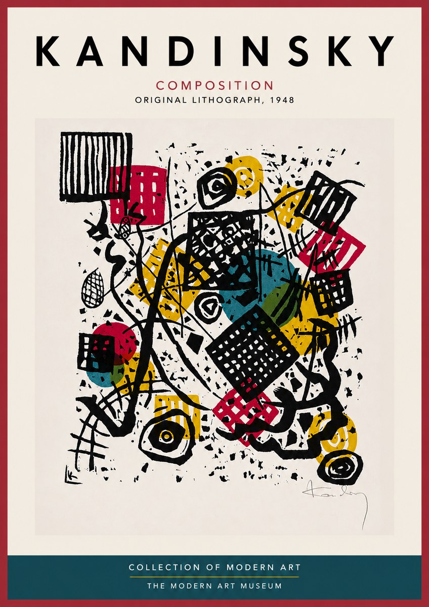 Kandinsky Composition IV No5 - Plakat