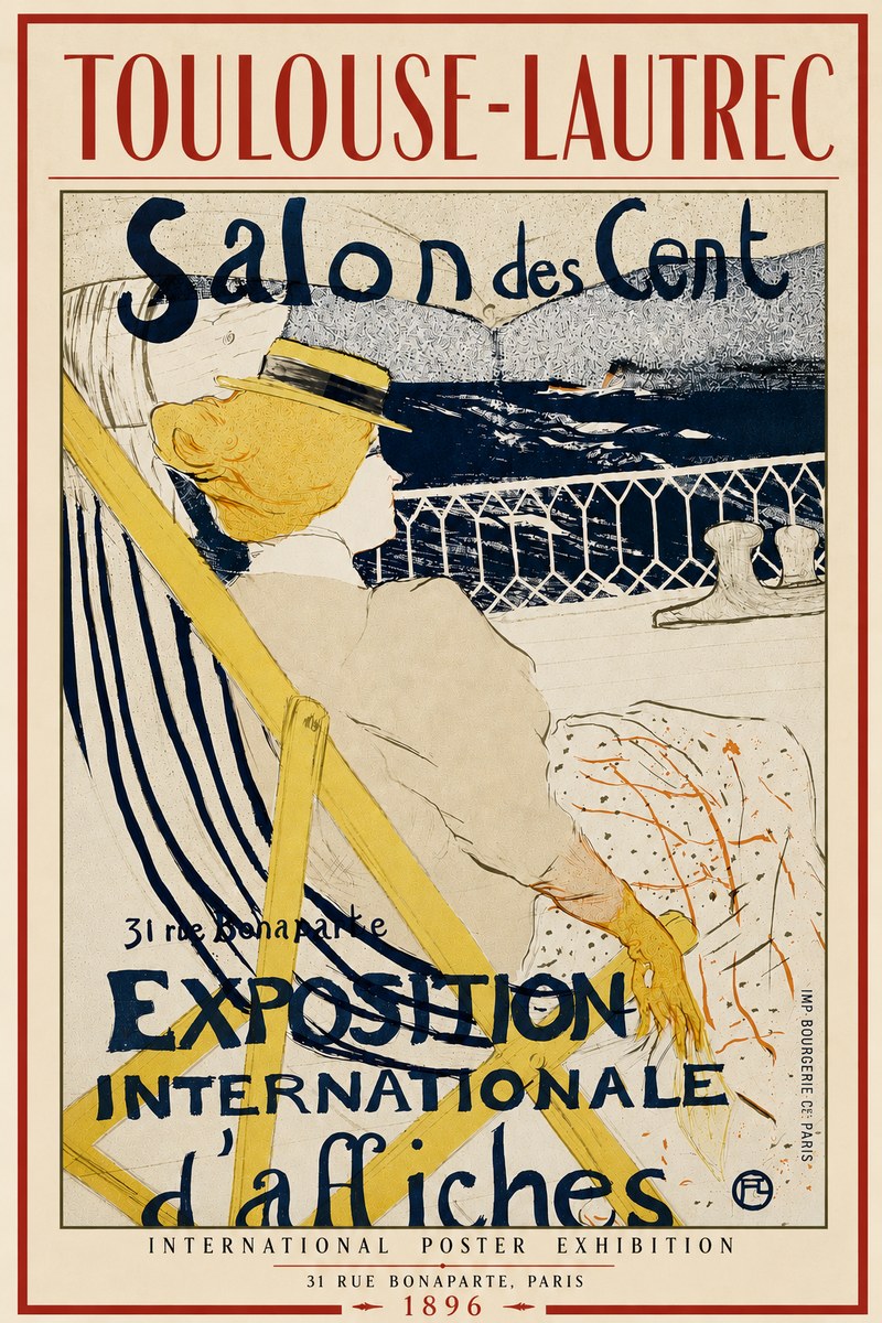 Toulouse-Lautrec Salon Des Cent No4 - Plakat