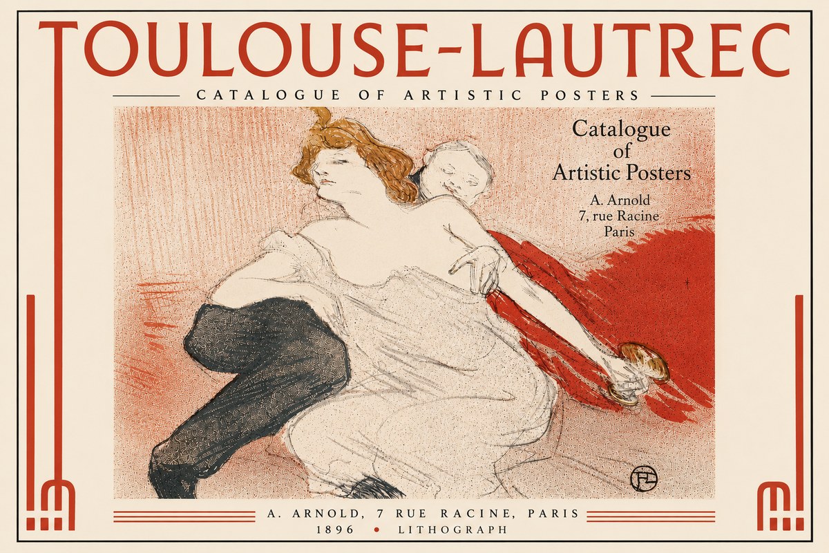 Toulouse-Lautrec Catalogue of Artistic Posters No6 - Plakat