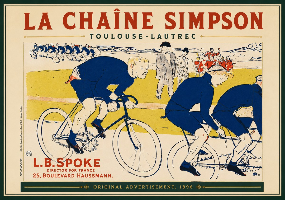 Toulouse-Lautrec La Chaîne Simpson No5 - Plakat