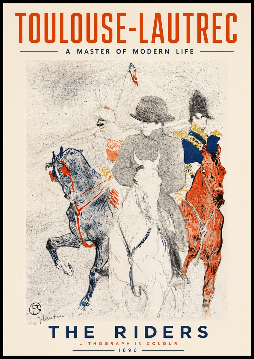 Toulouse-Lautrec The Riders No2 - Plakat