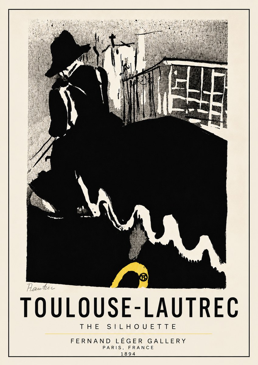 Toulouse-Lautrec The Silhouette No5 - Plakat