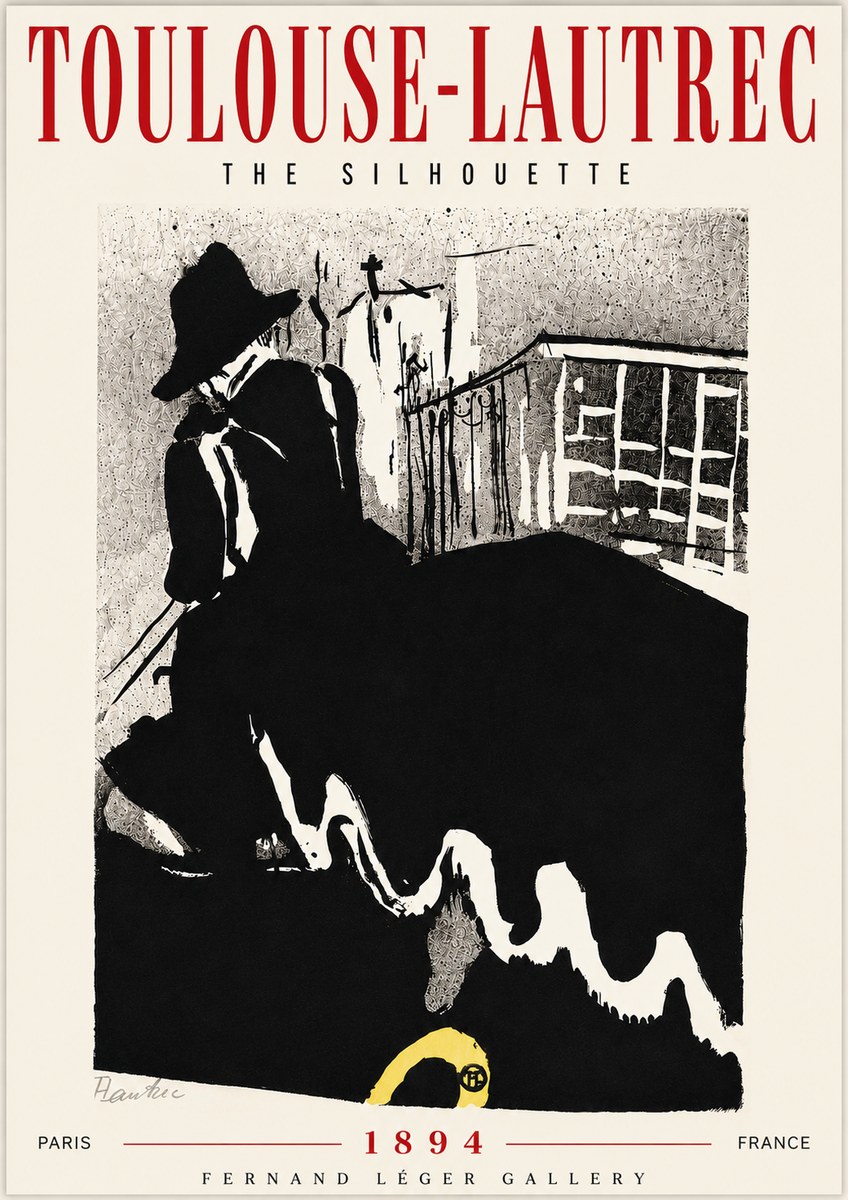 Toulouse-Lautrec The Silhouette No6 - Plakat