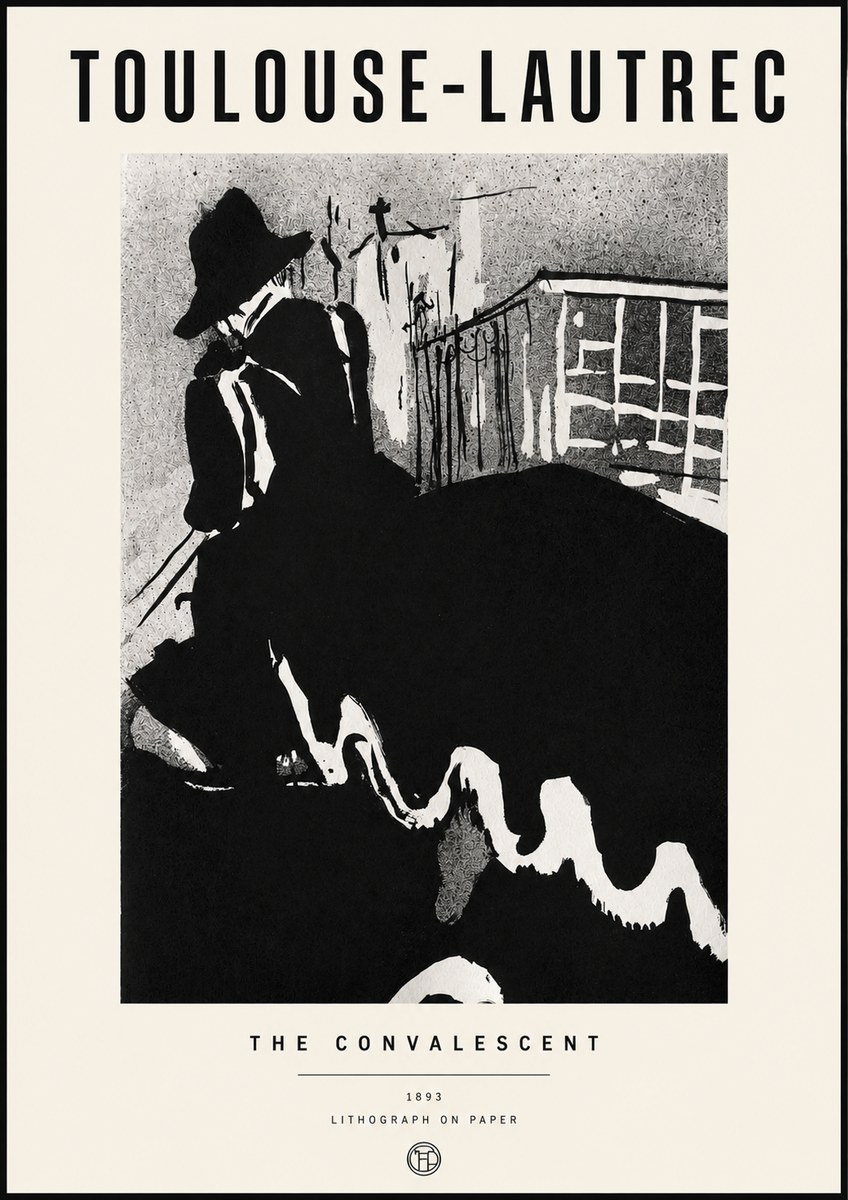 Toulouse-Lautrec The Convalescent No3 - Plakat