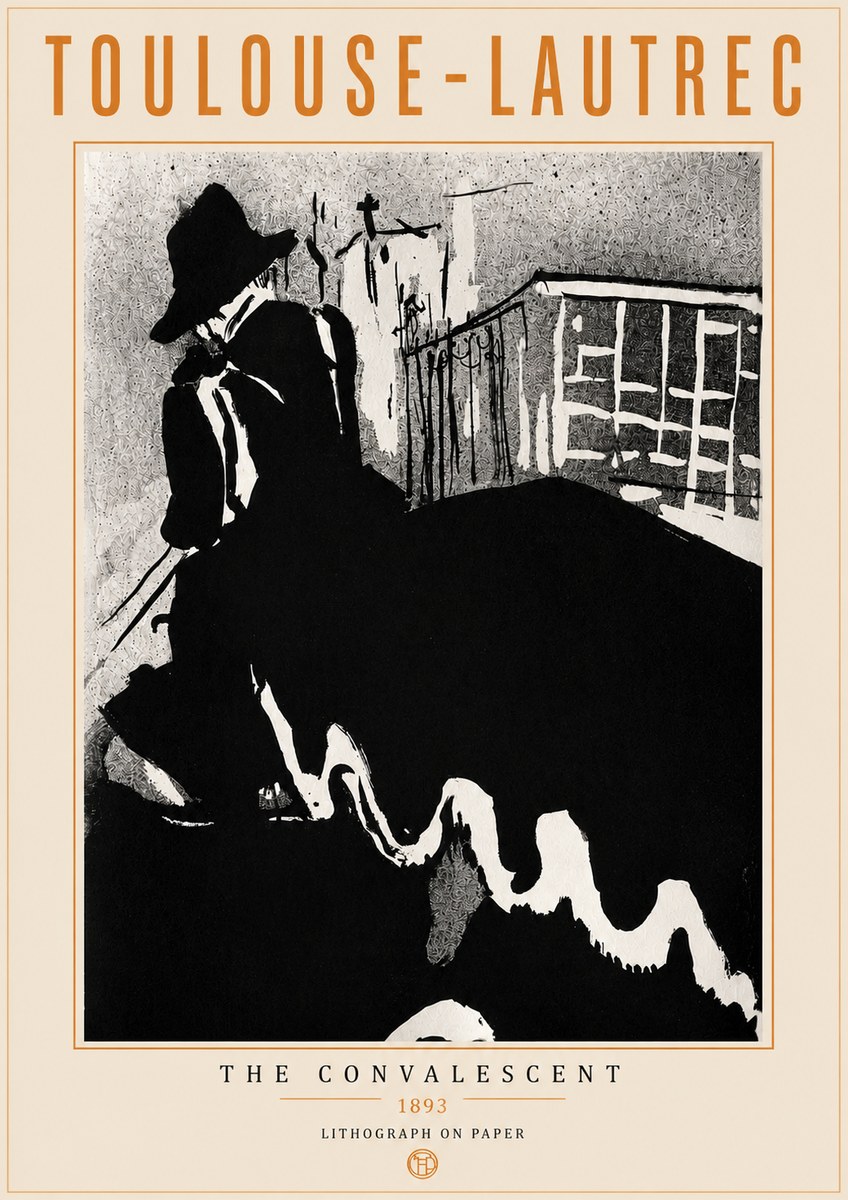 Toulouse-Lautrec The Convalescent No5 - Plakat