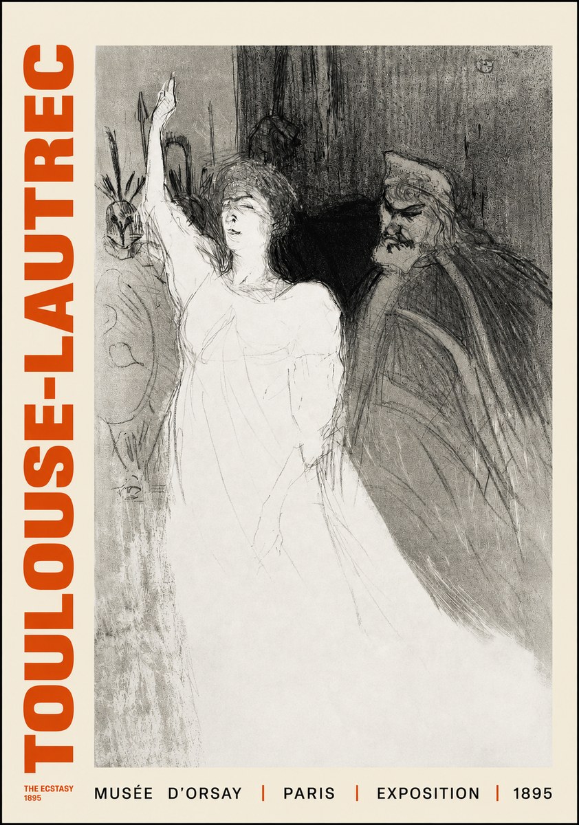 Toulouse-Lautrec The Ecstasy No2 - Plakat