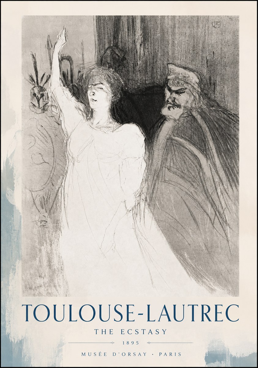 Toulouse-Lautrec The Ecstasy No6 - Plakat