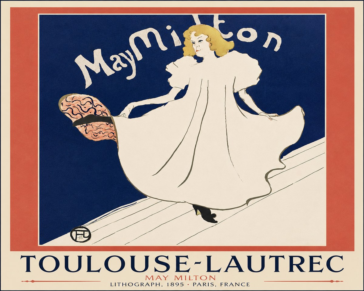 Toulouse-Lautrec May Milton No4 - Plakat