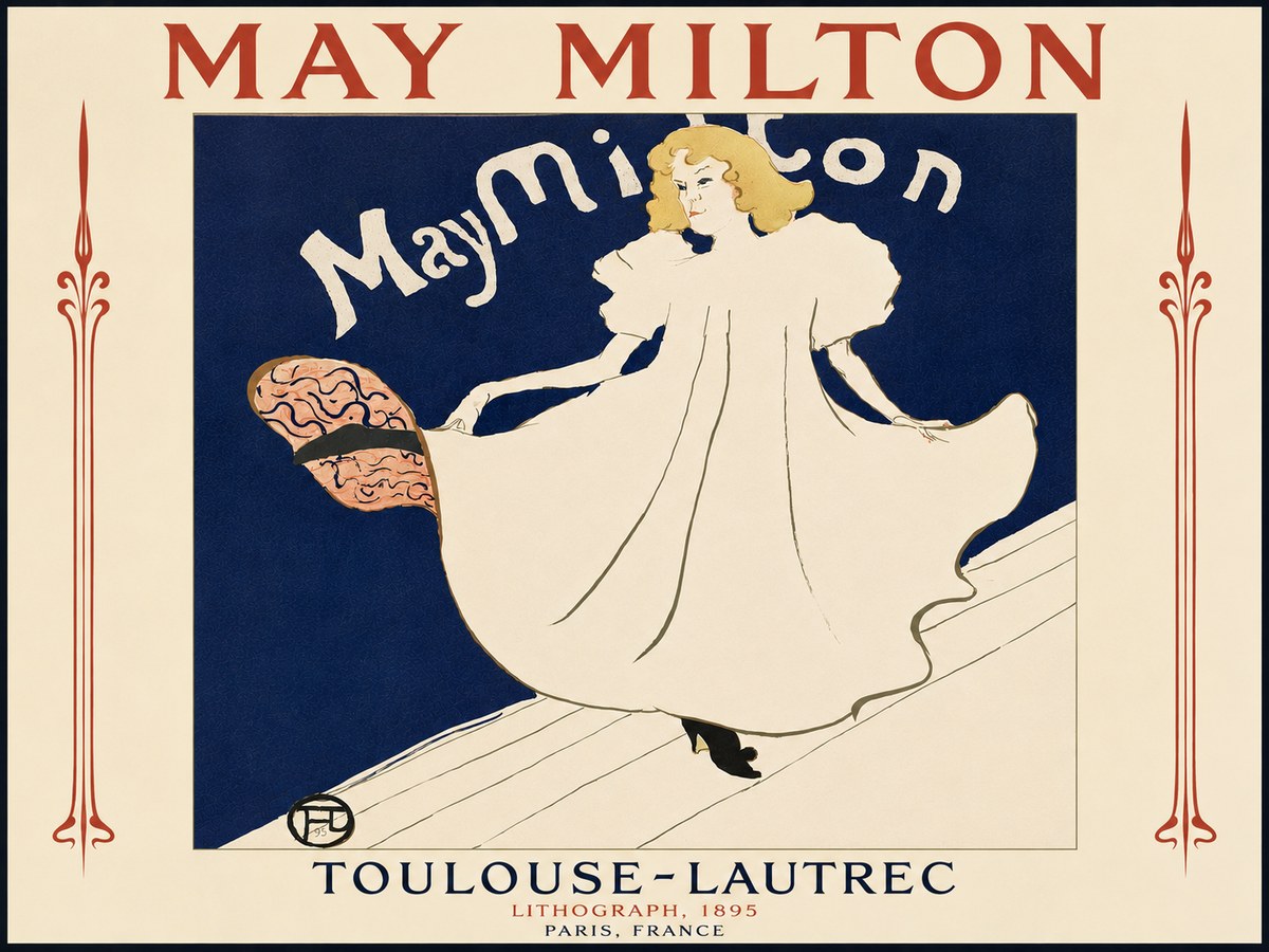 Toulouse-Lautrec May Milton No5 - Plakat
