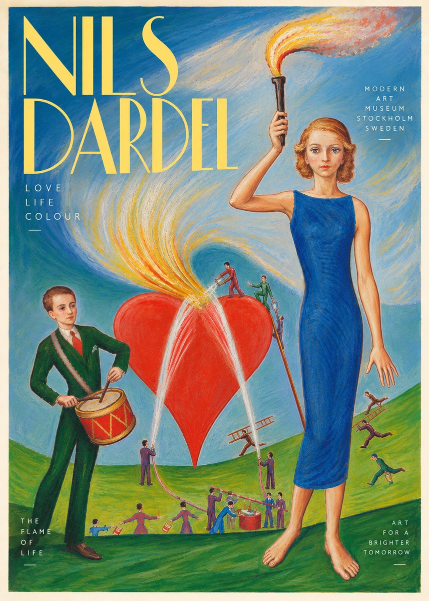 Nils Dardel The Flame of Life No6 - Plakat