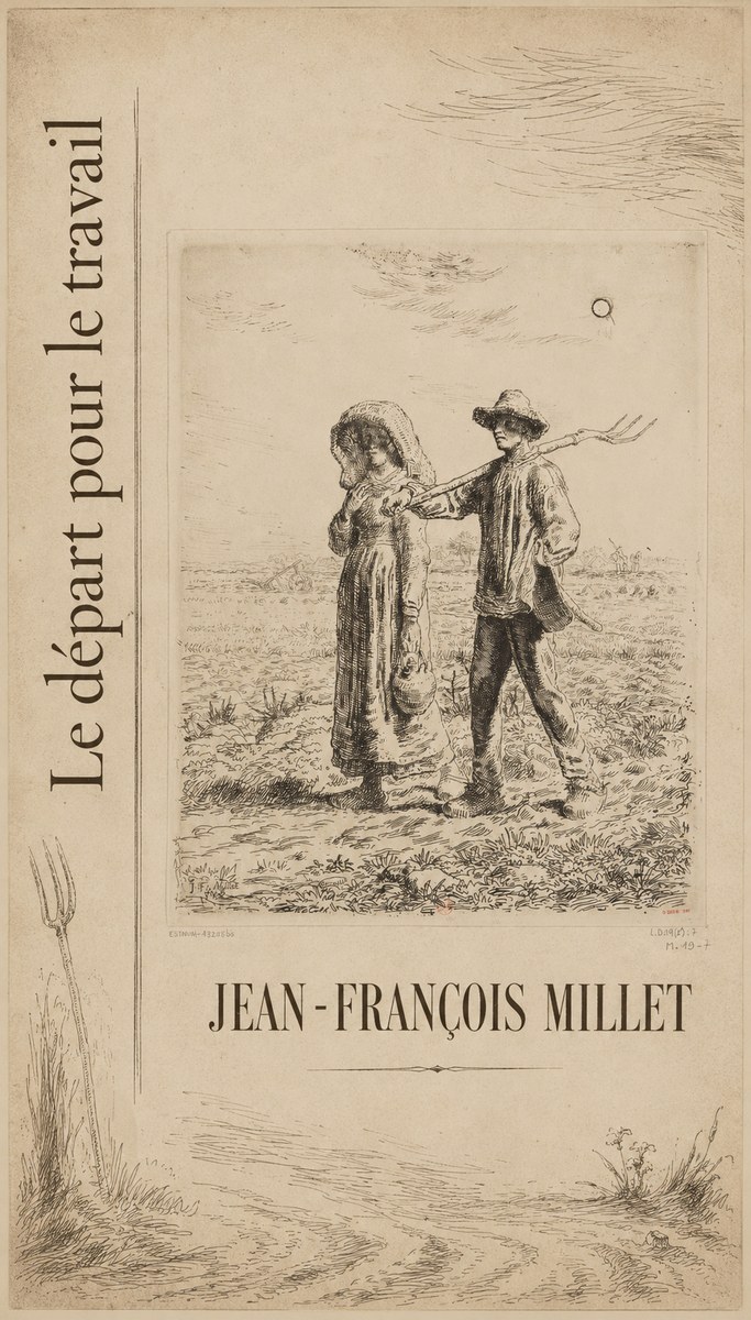 Jean-François Millet Le Départ Pour Le Travail II No5 - Plakat