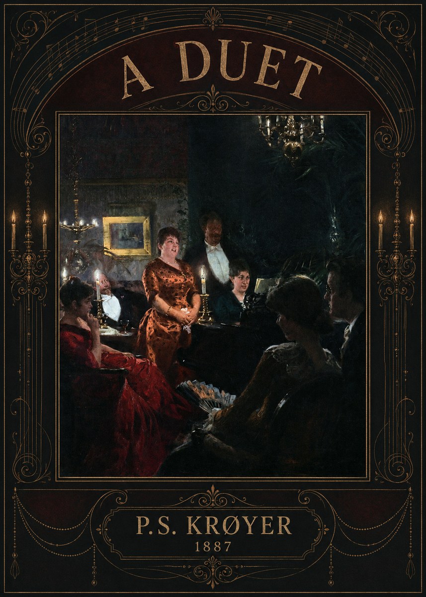 P.S. Krøyer A Duet No3 - Plakat