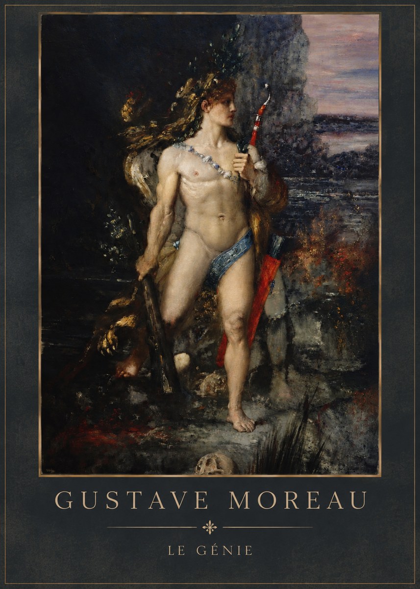 Gustave Moreau Saint Sebastian I No6 - Plakat