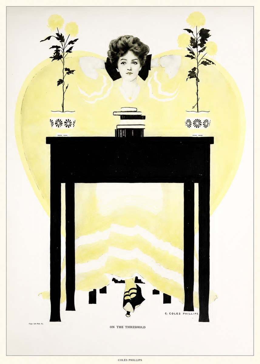 Coles Phillips On the Threshold No6 - Plakat