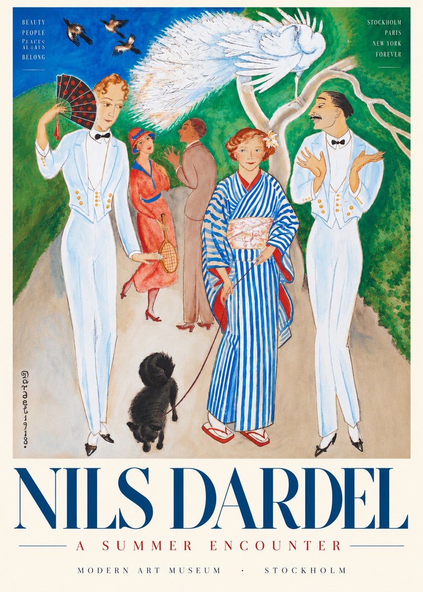 Nils Dardel A Brighter World No5 - Plakat