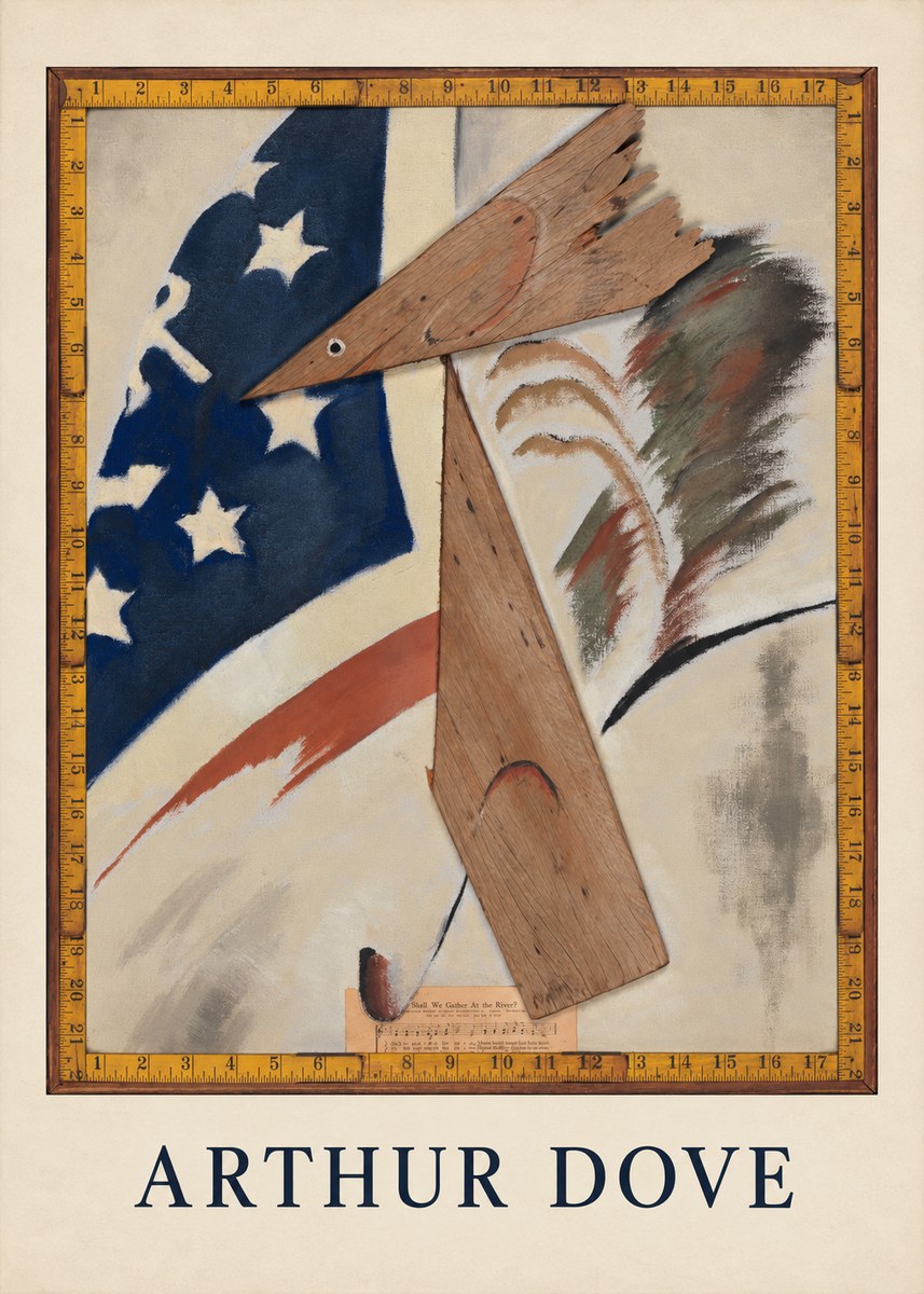 Arthur Dove The Flag No1 - Plakat