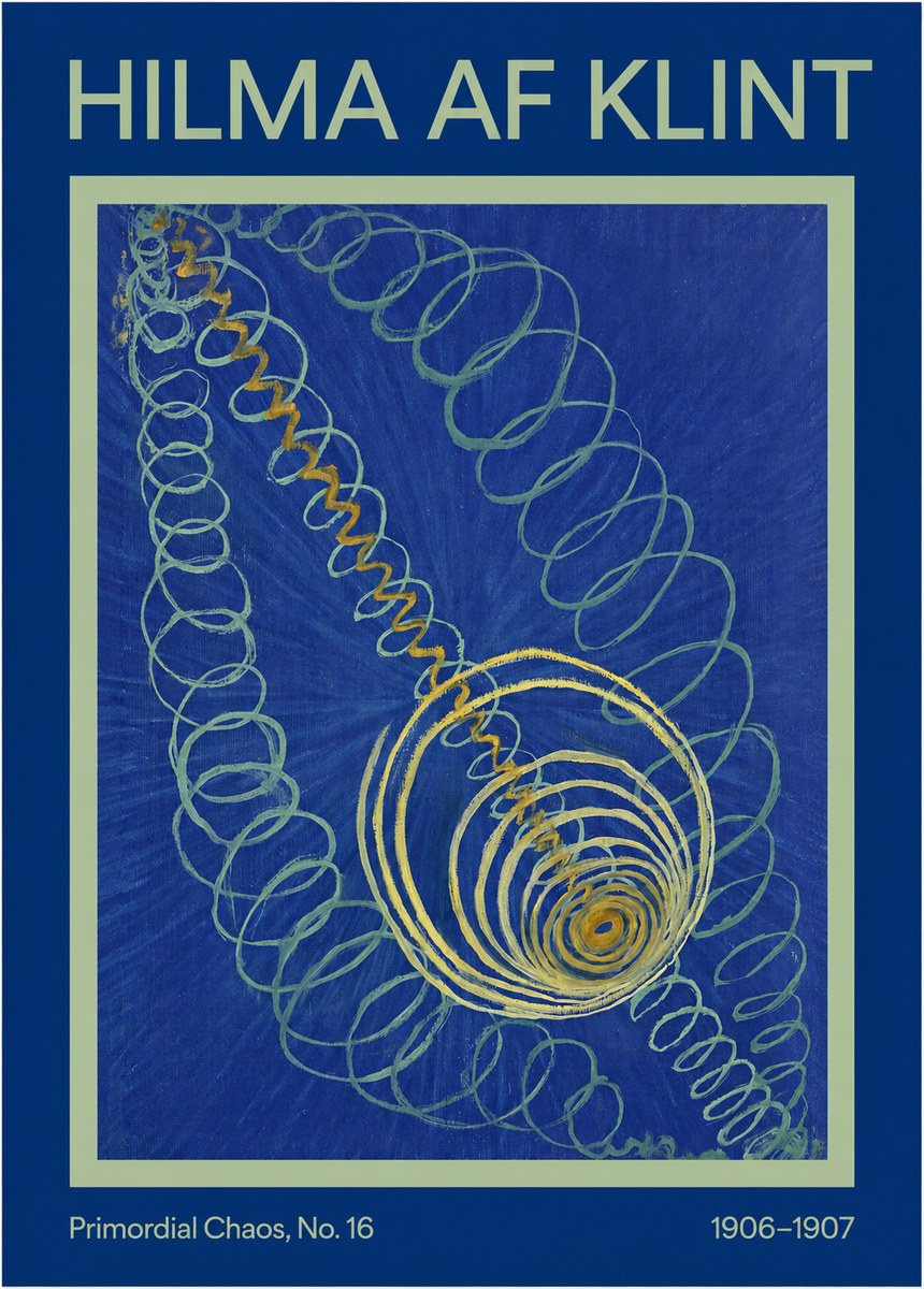 Hilma af Klint Primordial Chaos, No. 16 No1 - Plakat