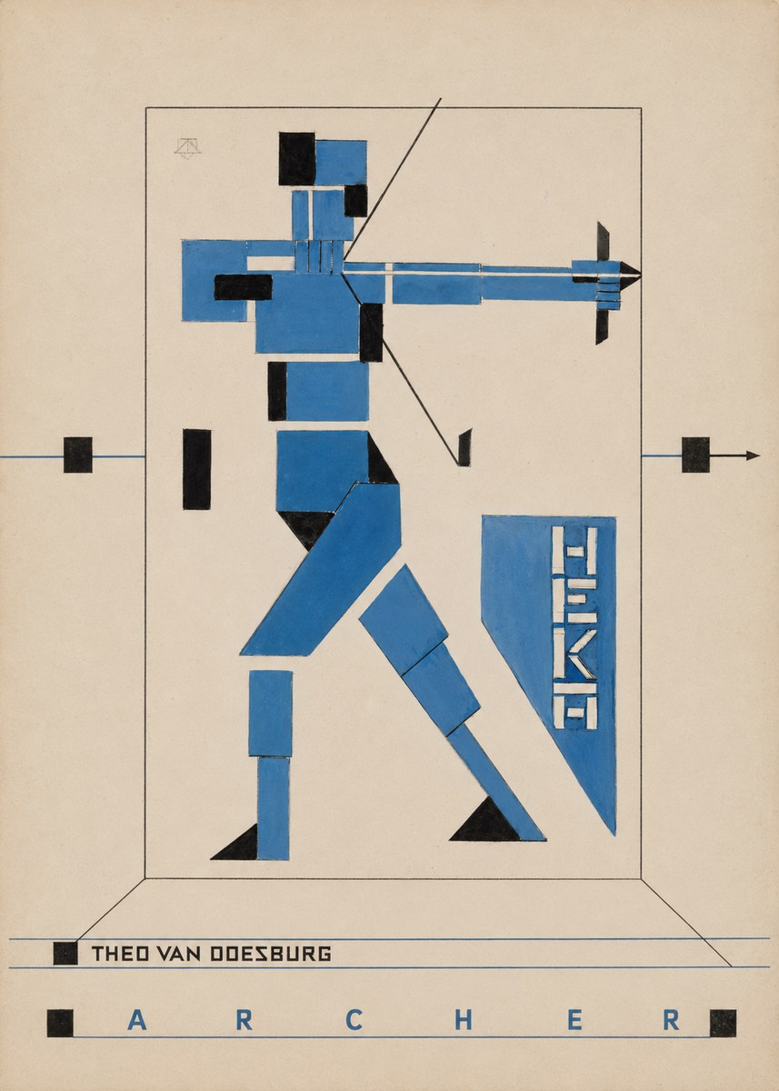 Theo van Doesburg Archer No3 - Plakat