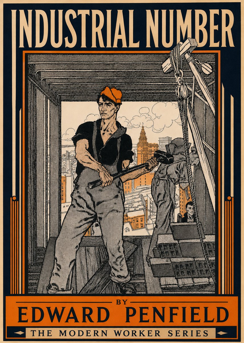 Edward Penfield Industrial Number No4 - Plakat