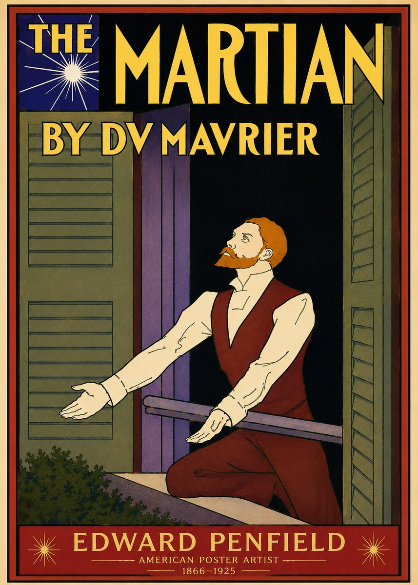 Edward Penfield The Martian by Dv Mavrier No5 - Plakat