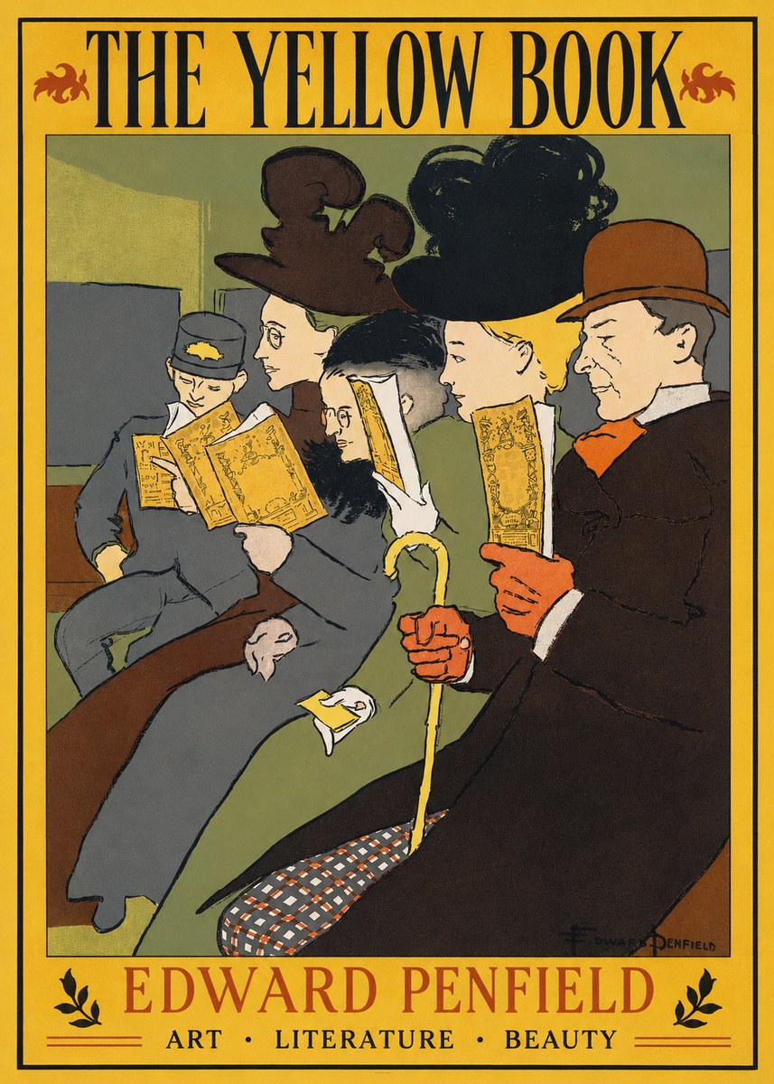 Edward Penfield The Yellow Book II No2 - Plakat