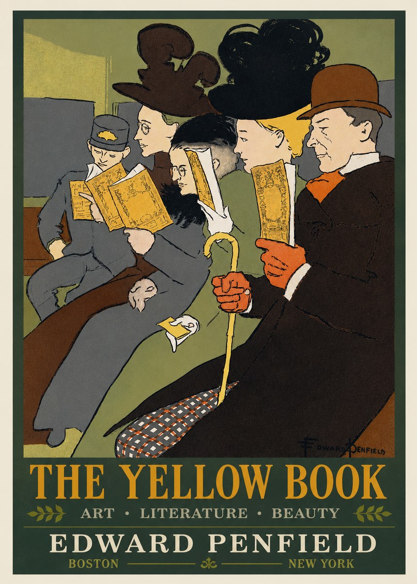 Edward Penfield The Yellow Book II No3 - Plakat