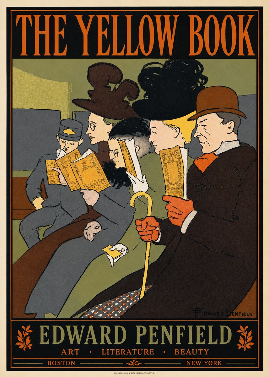 Edward Penfield The Yellow Book II No5 - Plakat