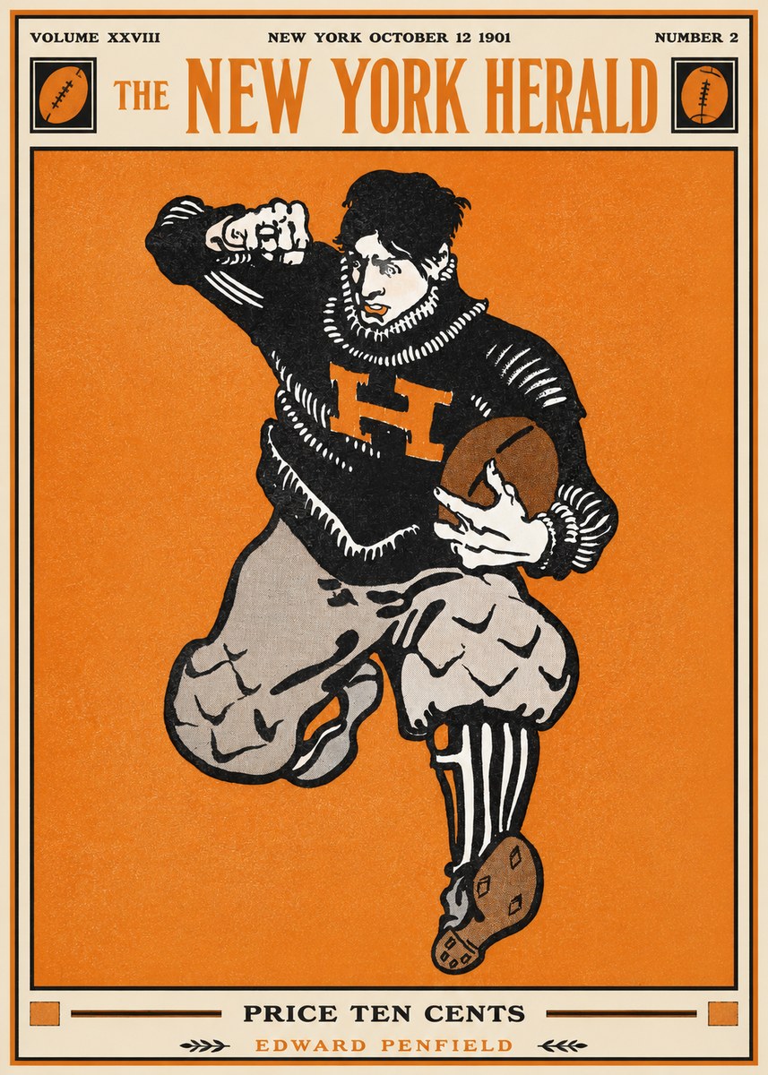 Edward Penfield The New York Herald No1 - Plakat