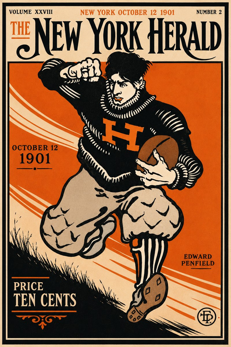 Edward Penfield The New York Herald No3 - Plakat