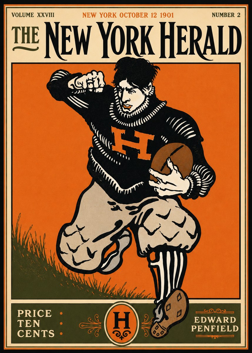 Edward Penfield The New York Herald No6 - Plakat