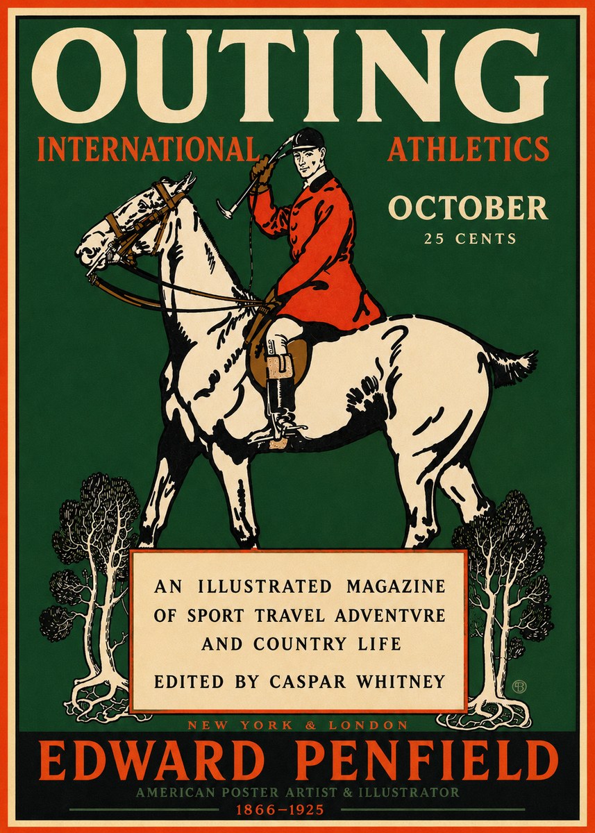 Edward Penfield Outing No3 - Plakat