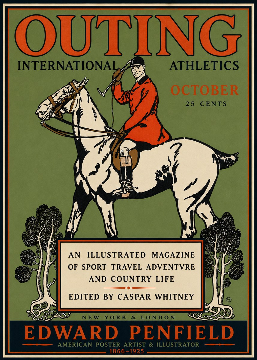 Edward Penfield Outing No6 - Plakat