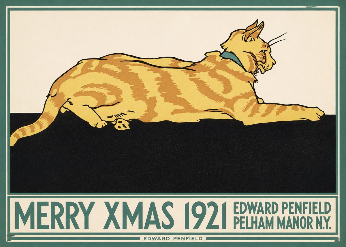 Edward Penfield Merry Xmas 1921 No1 - Plakat