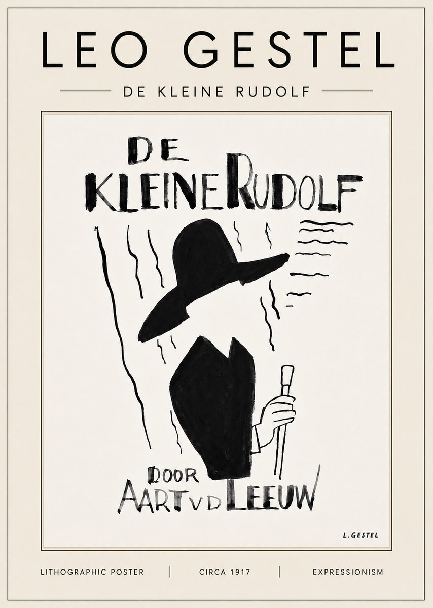 Leo Gestel De Kleine Rudolf No6 - Plakat