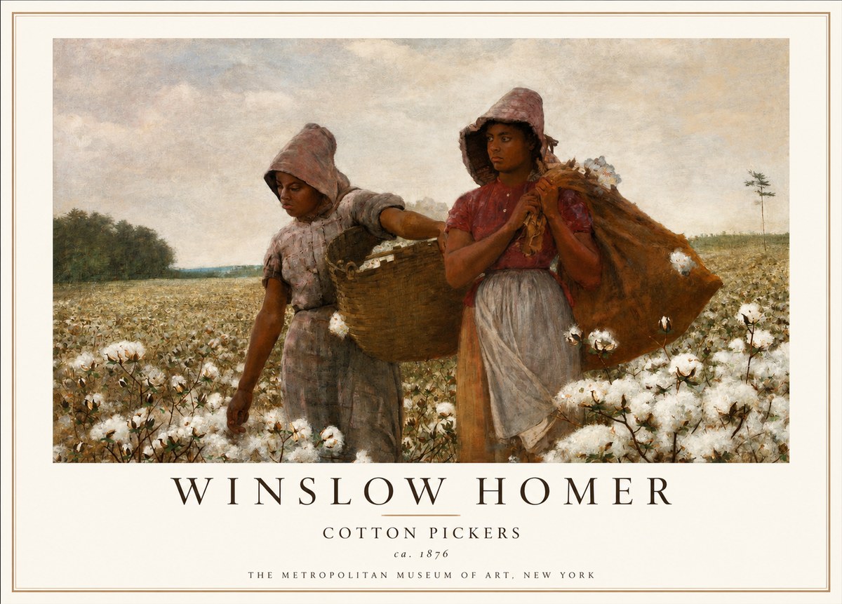 Winslow Homer Cotton Pickers No2 - Plakat