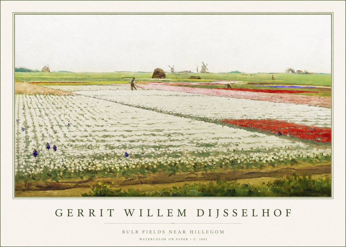 Gerrit Willem Dijsselhof Bulb Fields Near Hillegom No1 - Plakat