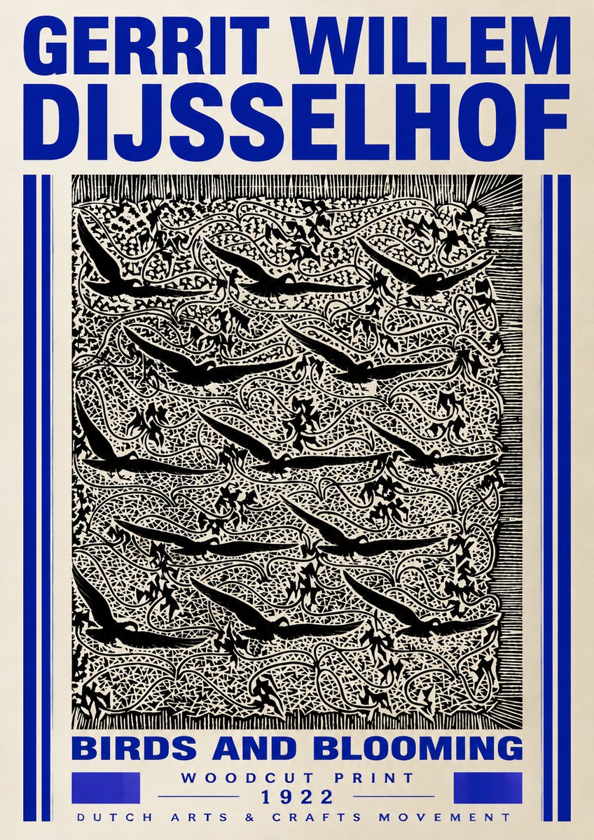 Gerrit Willem Dijsselhof Decorative Design No5 - Plakat