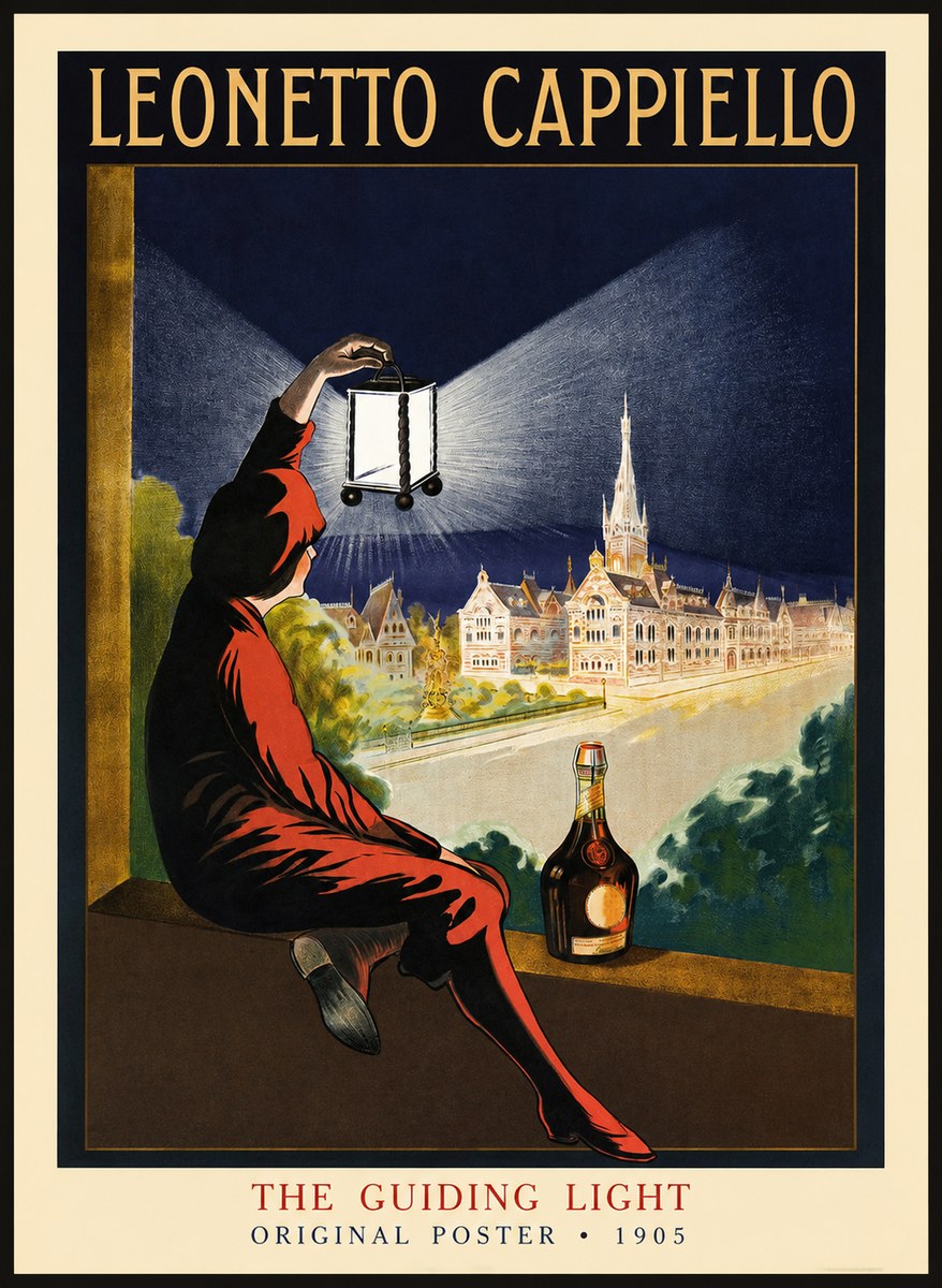 Leonetto Cappiello The Guiding Light No1 - Plakat