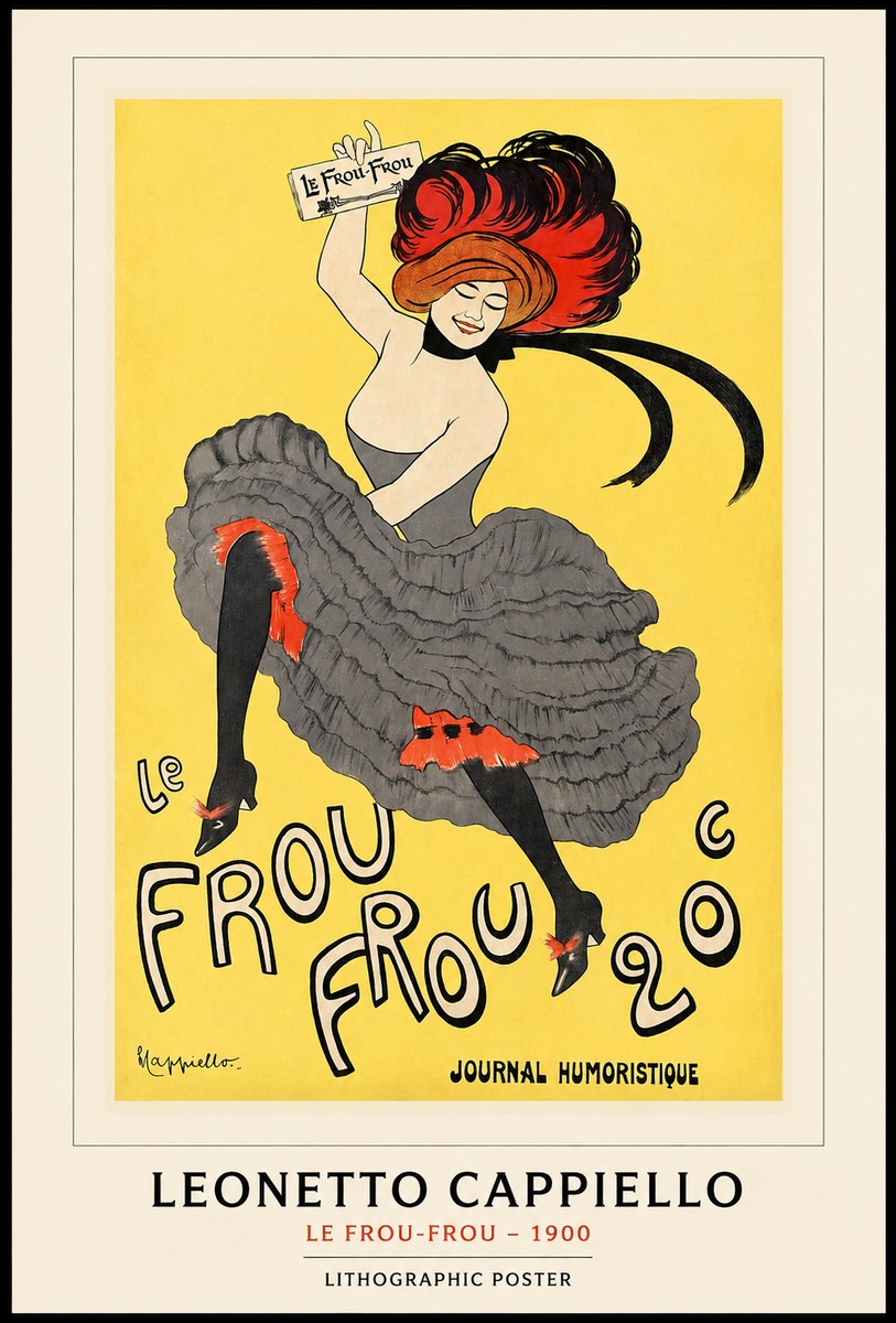 Leonetto Cappiello Le Frou-frou No1 - Plakat