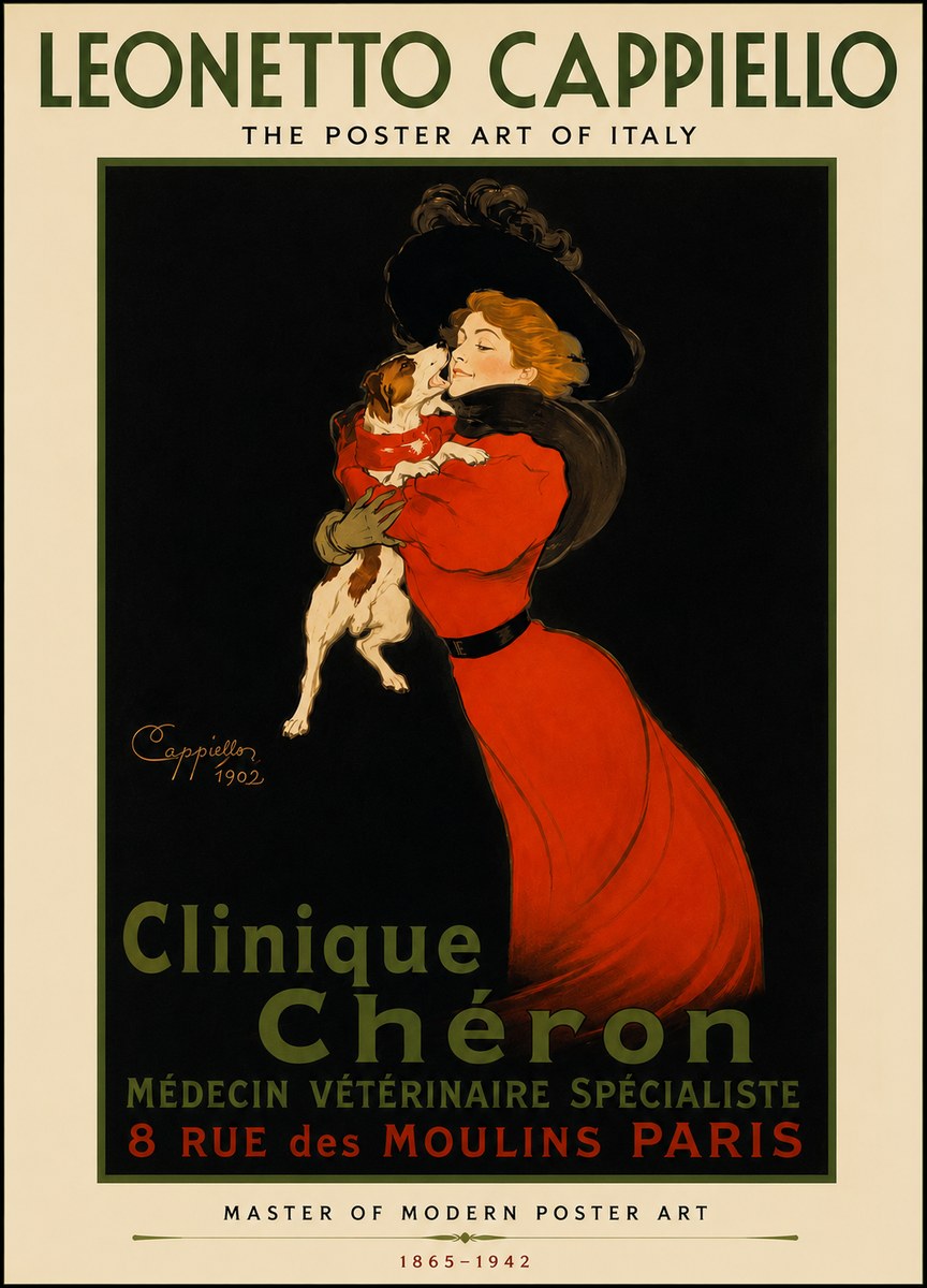 Leonetto Cappiello Clinique Chéron No3 - Plakat