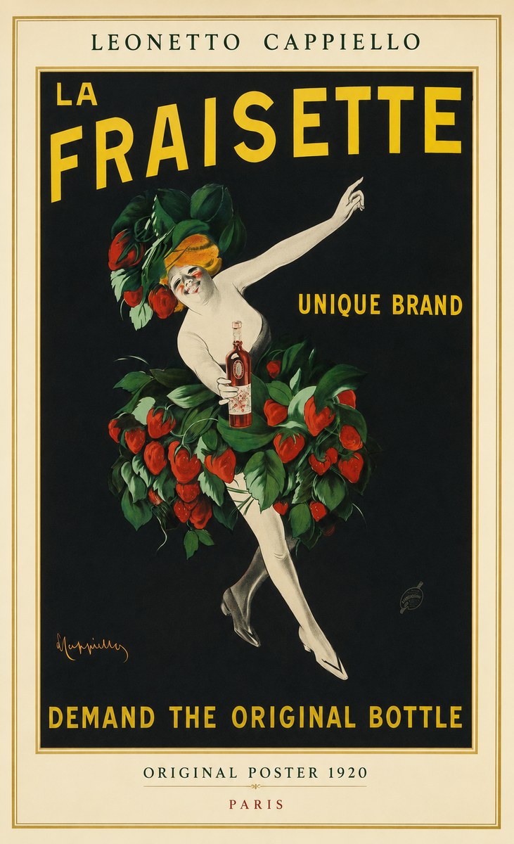 Leonetto Cappiello La Fraisette No1 - Plakat