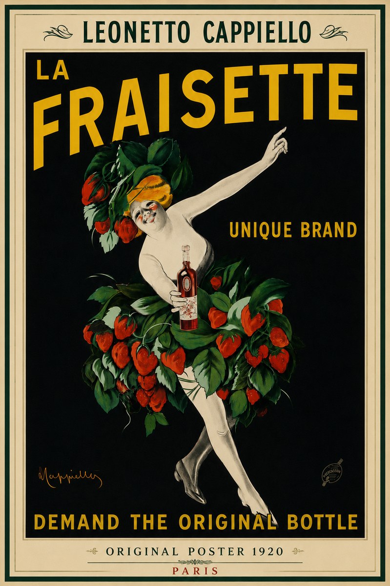 Leonetto Cappiello La Fraisette No4 - Plakat